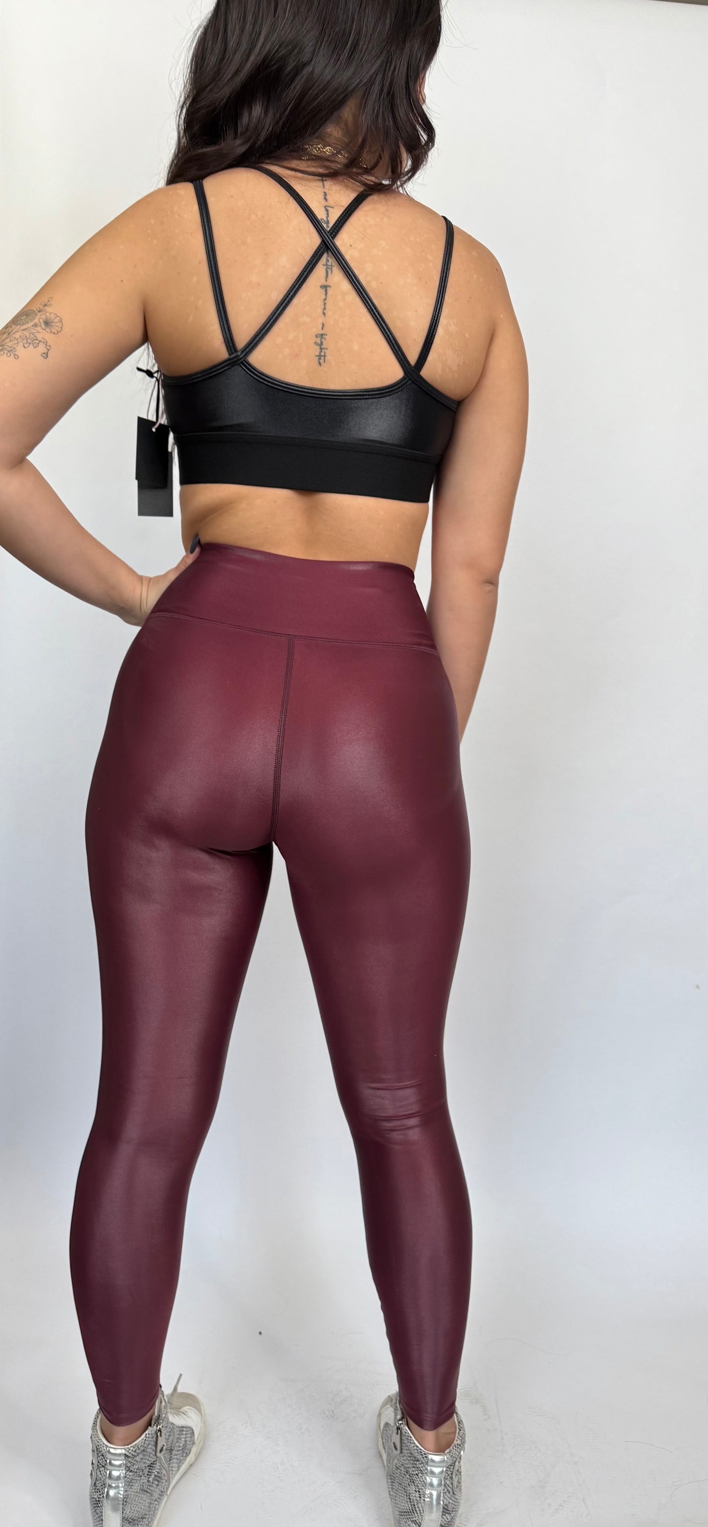 Cherry & Navy Legging