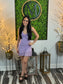 Noelia Sheer Ruffle Mini Dress