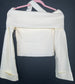 Coquette Girl Zipper Sweater Top