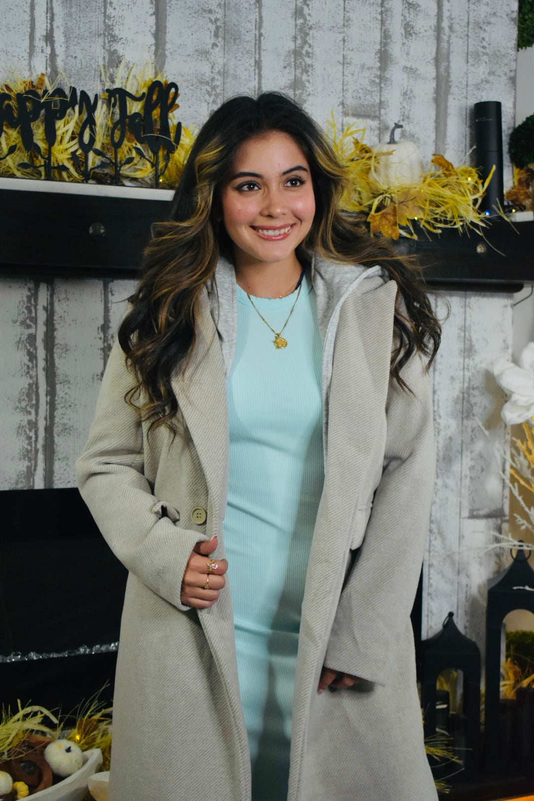 Hoodie Trench Overcoat