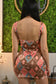 Patty Coral Multicolor Mini Dress