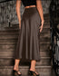 Rebecca Silk Like Long Skirt