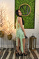 Sweet Pistachio Ruffle Mini Dress