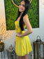 Sunshine Knot Sheer Mini Dress