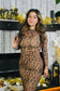 Mariana Animal Print Long Dress