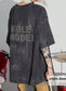 Role Model Rhinestone Washed Oversized T-Shirt