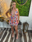 Impress Me Flower Sequin Mini Dress