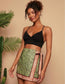 Tropical Print Boho Wrap Skirt