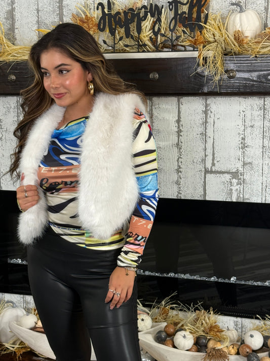 Alexandra Faux Fur Vest