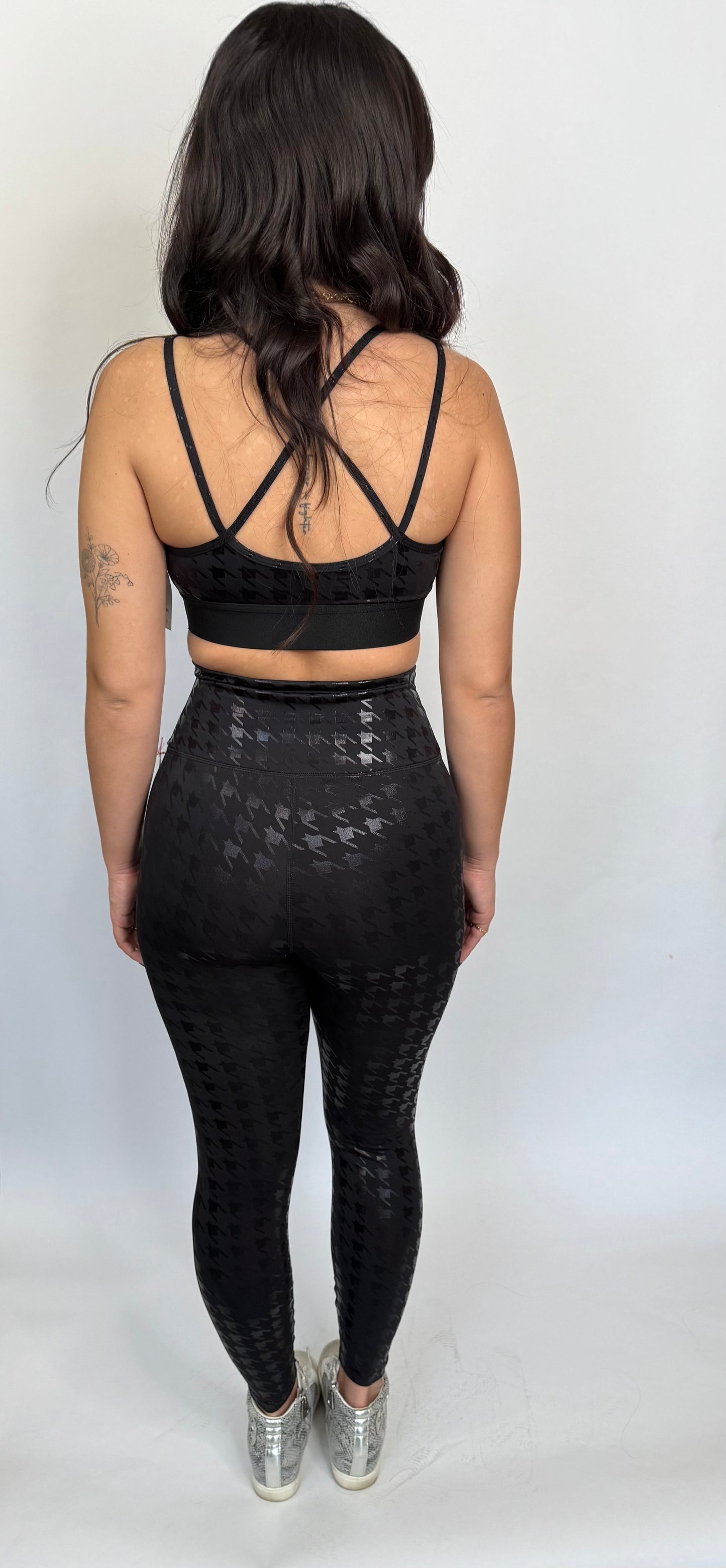 Artsy Black Liquid Sports Top