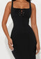 Baha Black Midi Dress