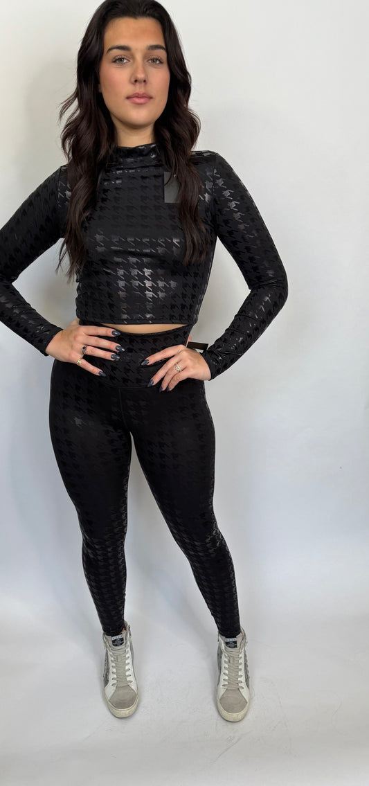 Artsy Black Liquid Leggins