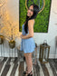 3D Floral Sweet Mini Dress