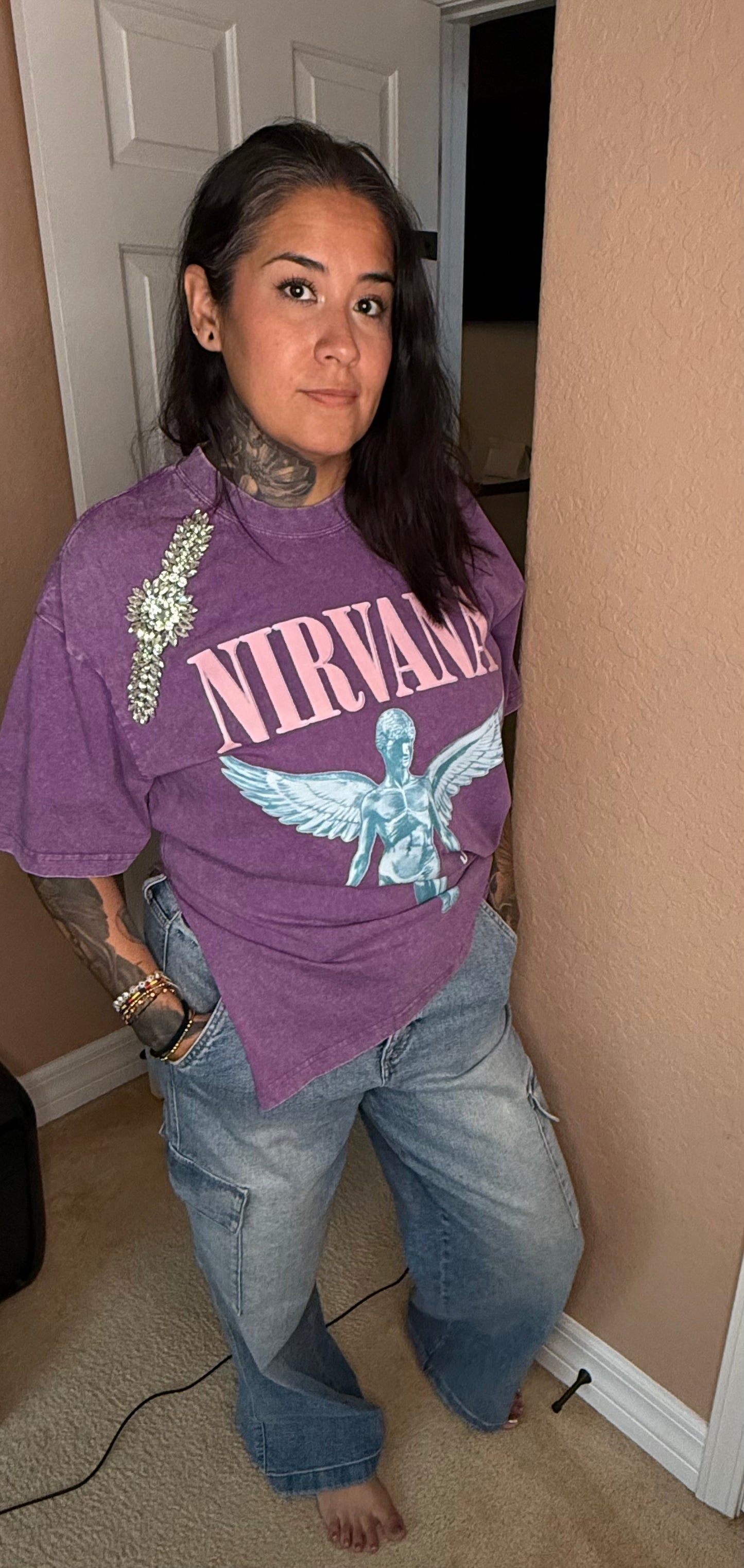 Groupie Lavender Oversized T-Shirt