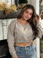 Me Cropped Sweatshirt Top