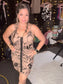 Magical Cartoon Printed Sheer Dress