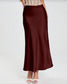 Rebecca Silk Like Long Skirt