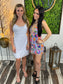 Impress Me Flower Sequin Mini Dress