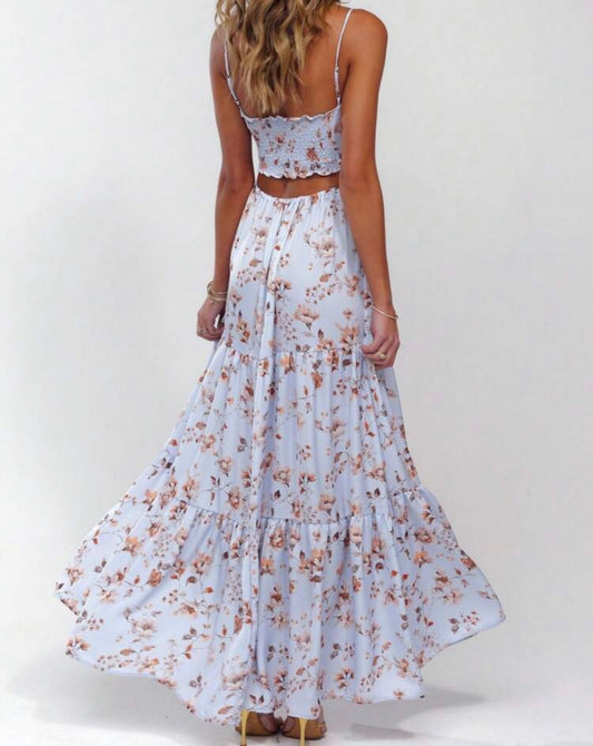 Letty Long Ruffle Dress