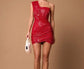 Fusion Red Mini Dress