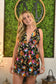 Impress Me Flower Sequin Mini Dress