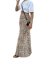 Caramel Animal Print Midi Skirt