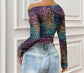 Sasha Long Sleeve Off Shoulder Top