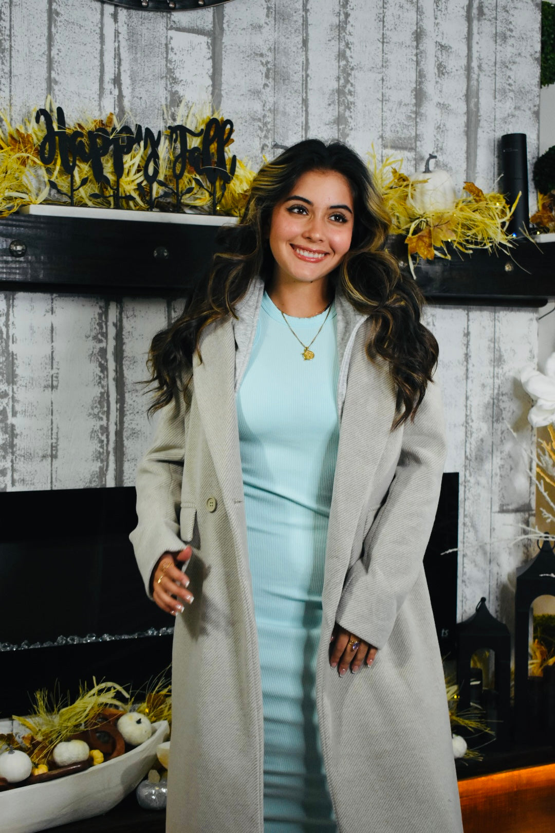 Hoodie Trench Overcoat