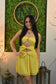 Sunshine Knot Sheer Mini Dress