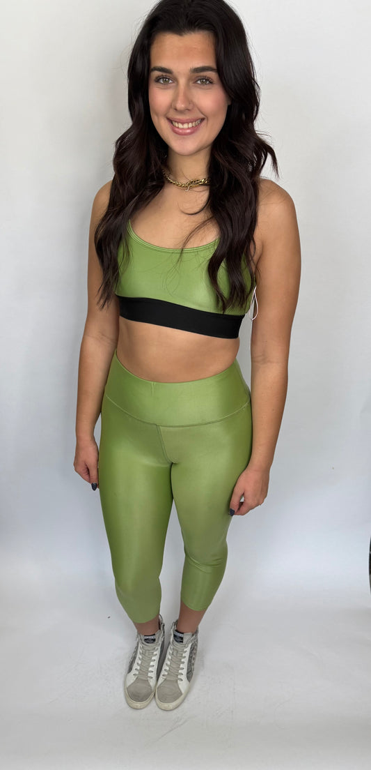 Lex Lime Sports Bra Top