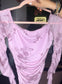 Pinky Flower Long Sleeve Top