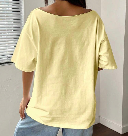 Veneto Oversized Off-shoulder T-Shirt