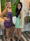 Violeta Bodycon Ruffle Mini Dress