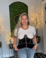 Made Up Rhinestone Corset TShirt