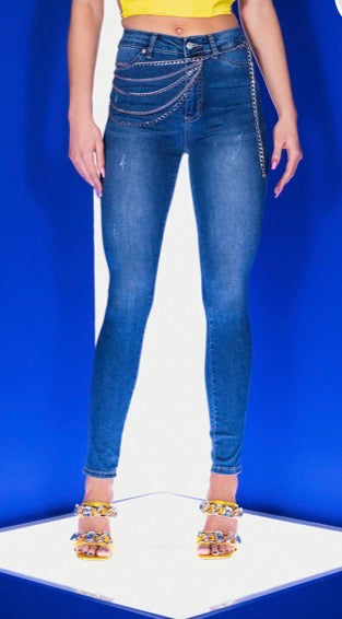 Flex-Fit High Waisted Skinny Jeans