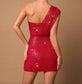 Fusion Red Mini Dress