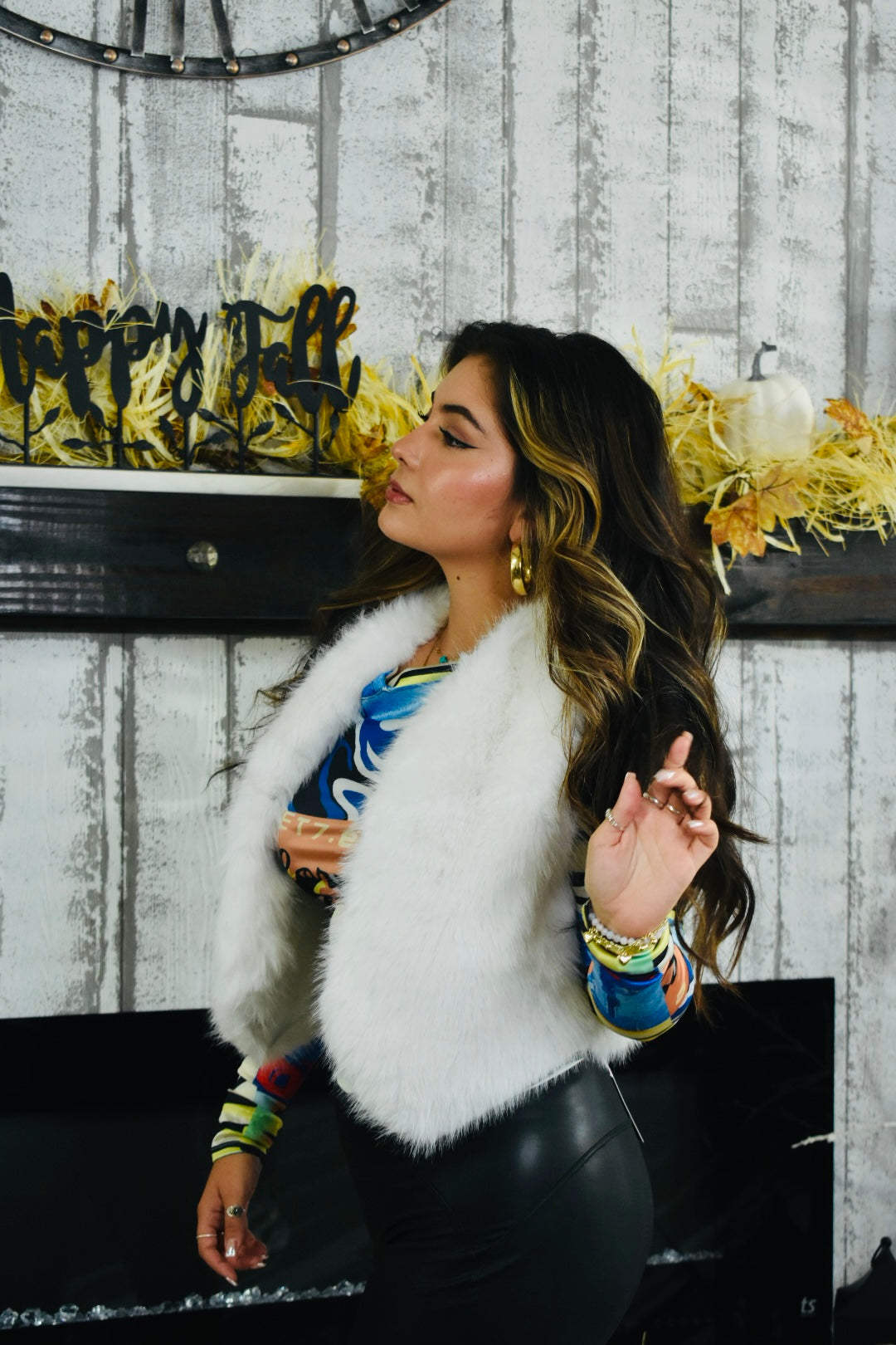 Alexandra Faux Fur Vest