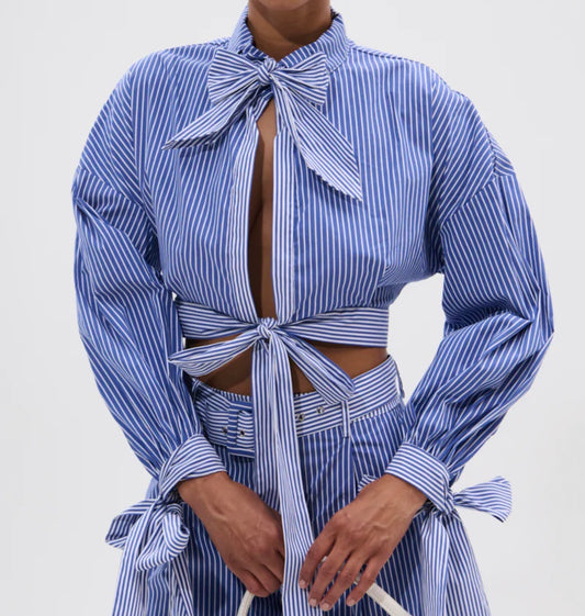 Under the Sun Stripe Crop Top