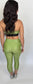 Lex Lime Sports Bra Top