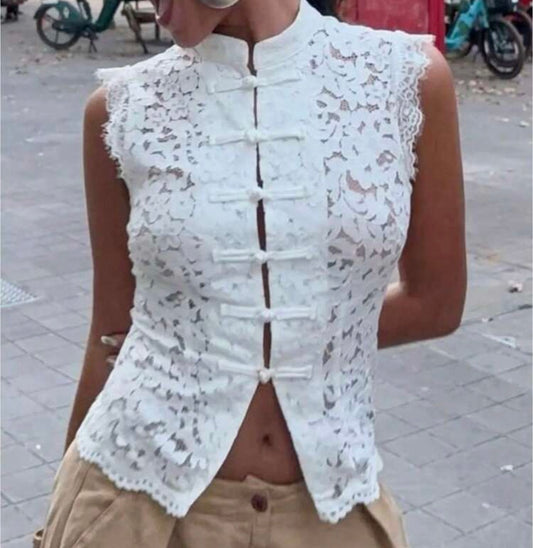 Lacelux Sleeveless Top