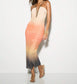 Miranda Chain Ombre Maxi Dress