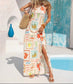 Peachy Feeling Long Dress
