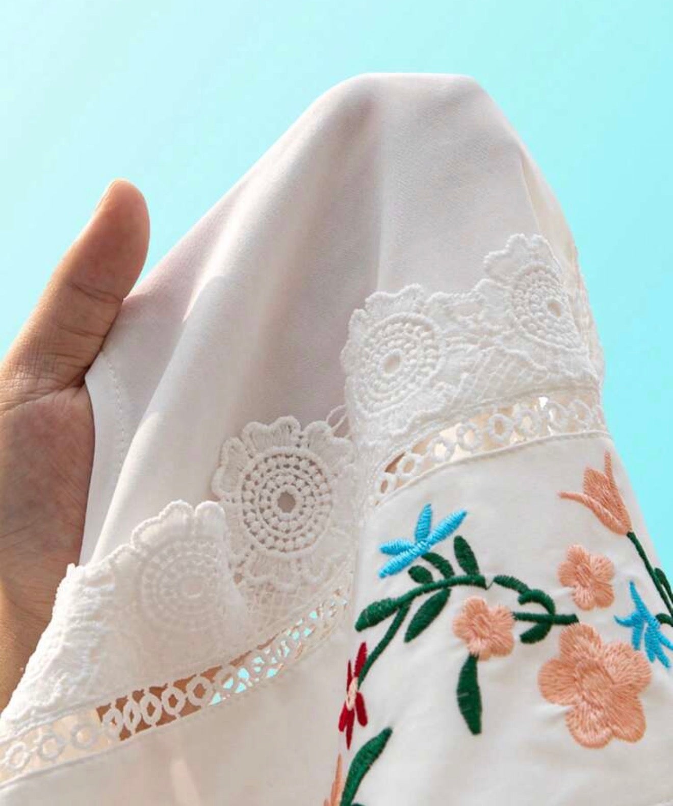 Cammy Flower Embroidered Top