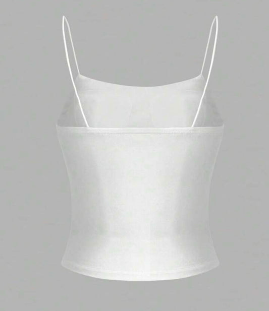 Bodycon Ruched Spaguetti Top