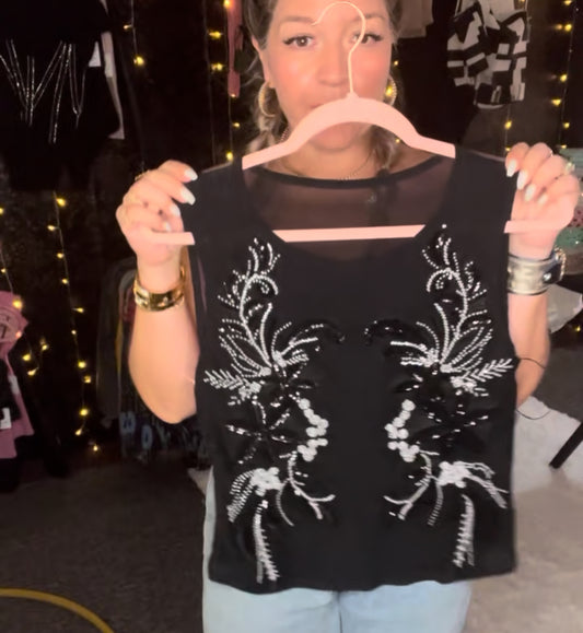 Lora Pretty Sleeveless Top