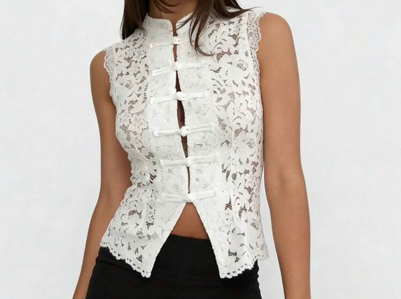 Lacelux Sleeveless Top
