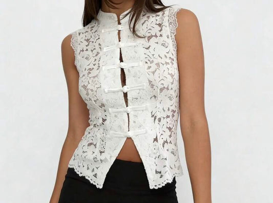 Lacelux Sleeveless Top