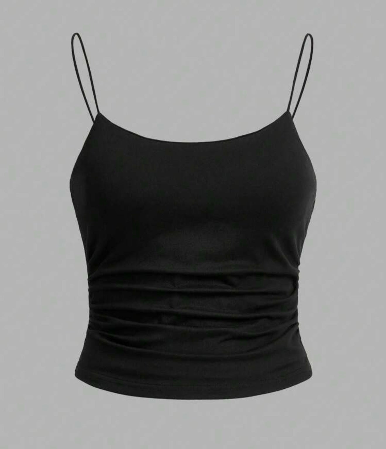 Bodycon Ruched Spaguetti Top