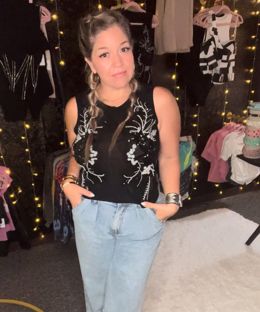 Lora Pretty Sleeveless Top