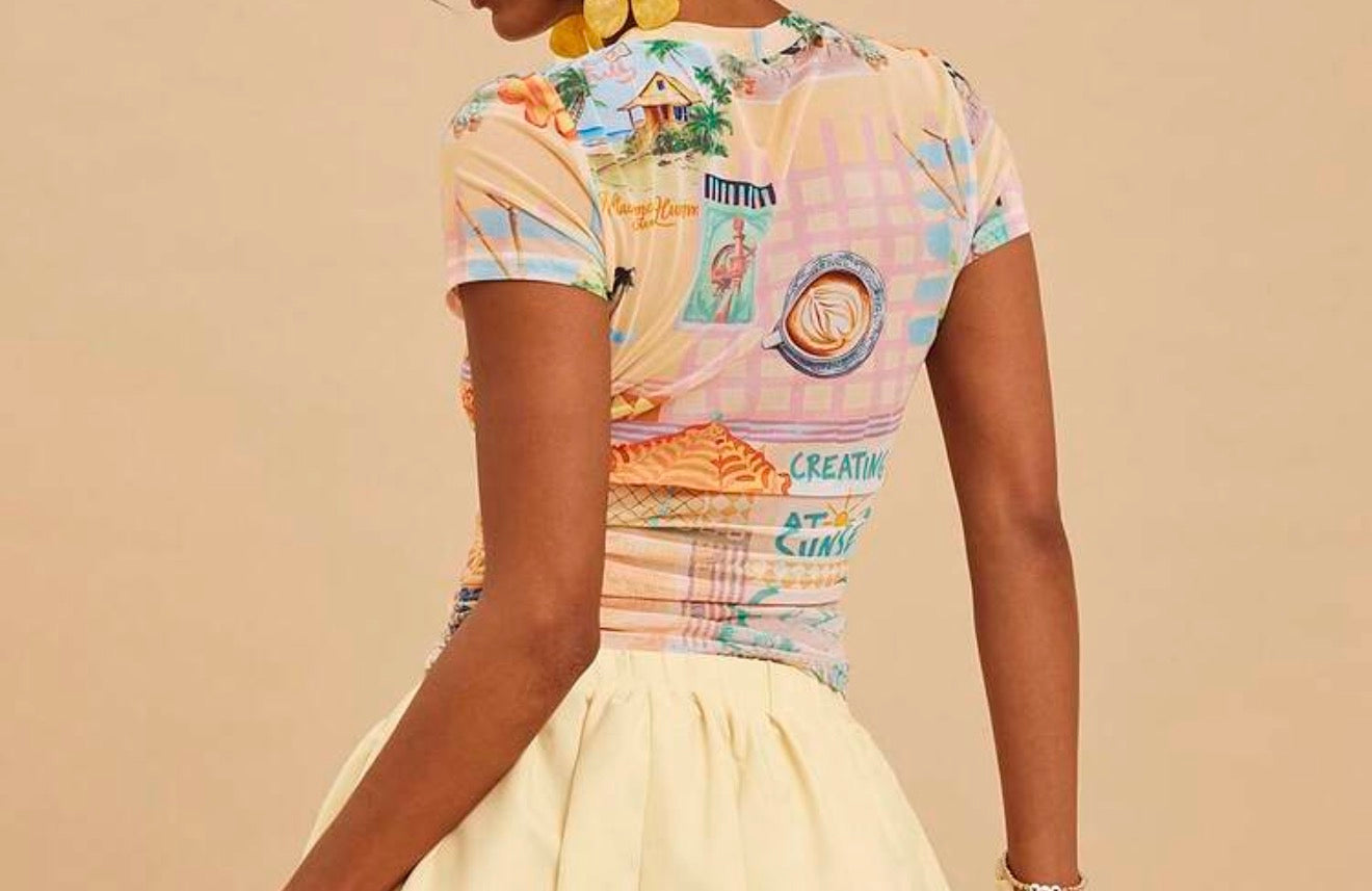 Ready for the Beach Short Sleeve Top